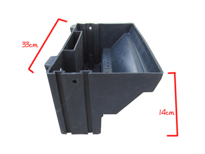 【長方形花墻花盆/立體綠化花盆/墻面綠化花盆】價格,廠家,圖片,花盆、盆景盆,南昌縣東新和平塑料加工廠-